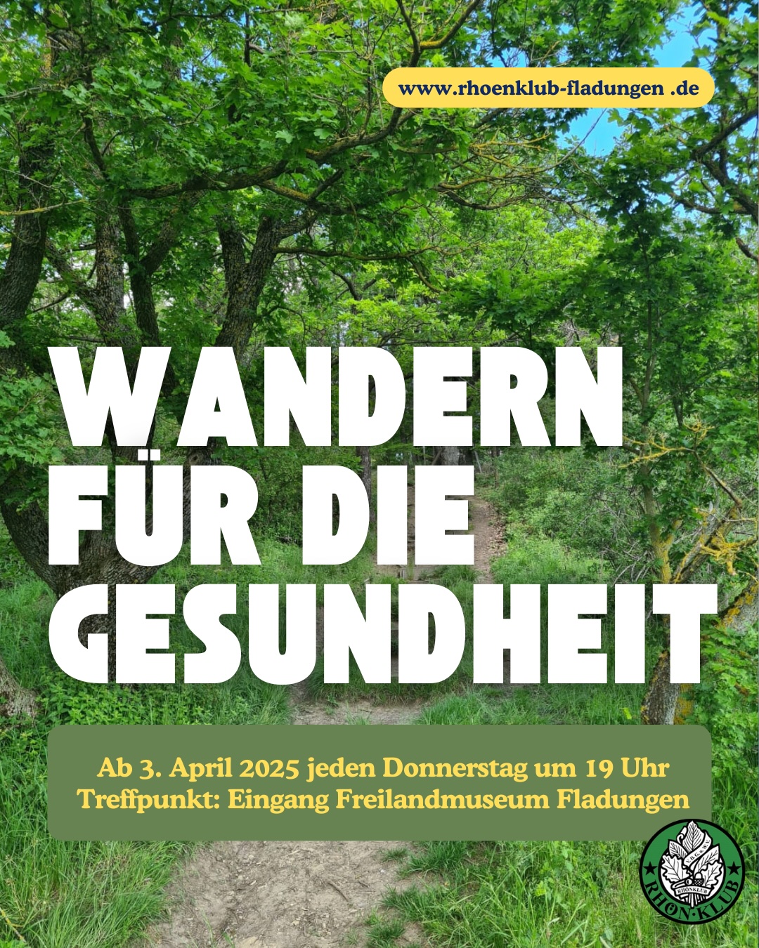 Jeden Donnerstag um 19 Uhr: Gesundheitswandern