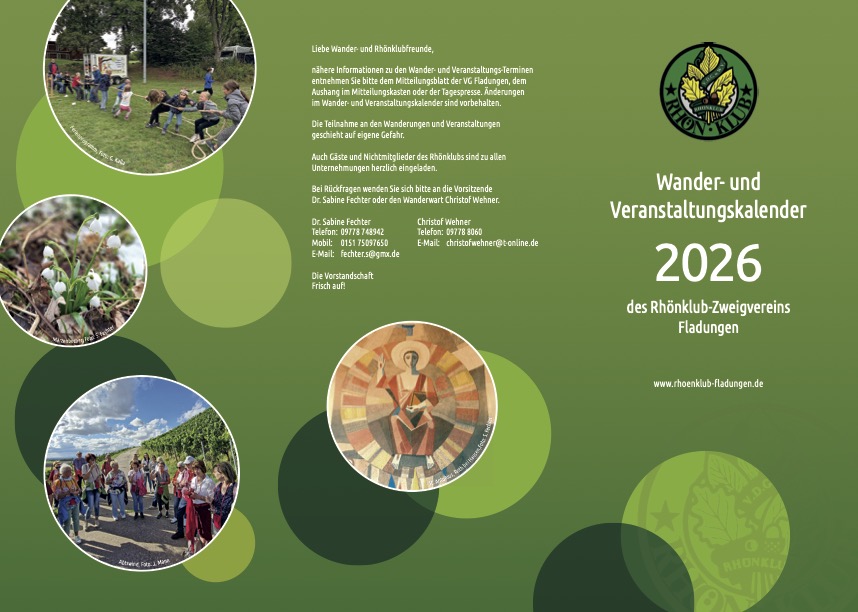 Unser Wanderplan für 2026